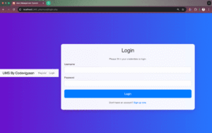 User Management System (UMS) – PHP MySQL