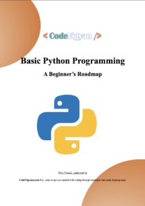 Basic Python Programming - codevigyaam . Step into coding with examples that make learning easy