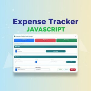 Expense-Tracker-JavaScript project
