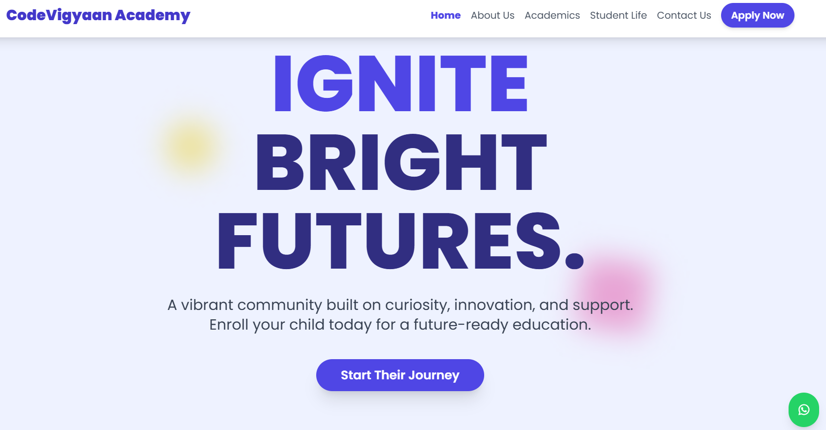php school website project