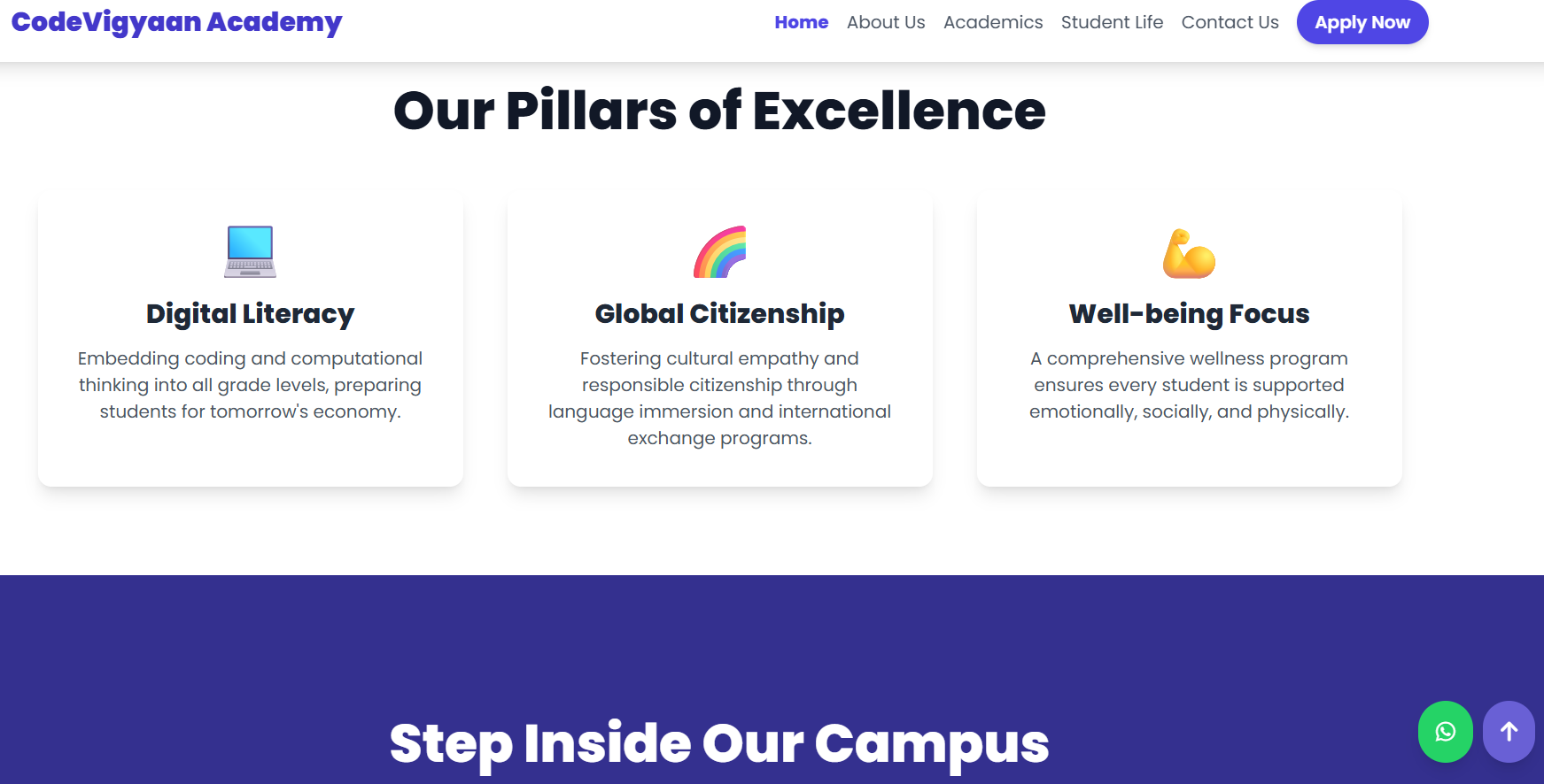 php school website project