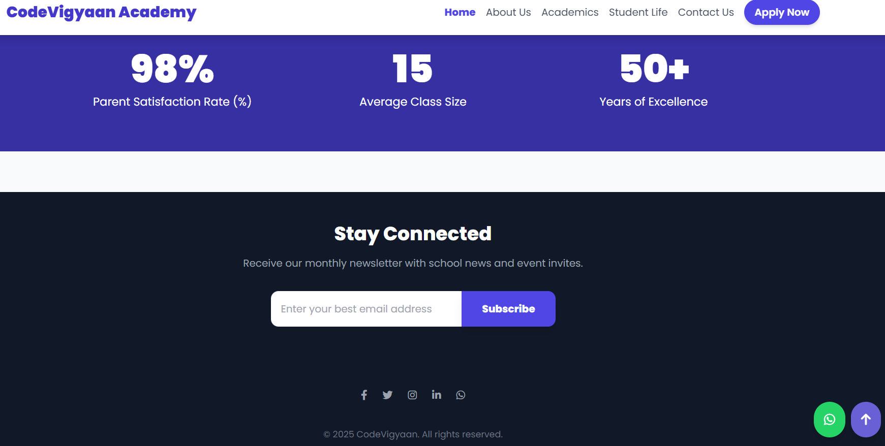 php school website project