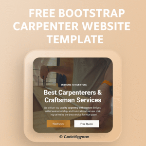 carpenter website theme