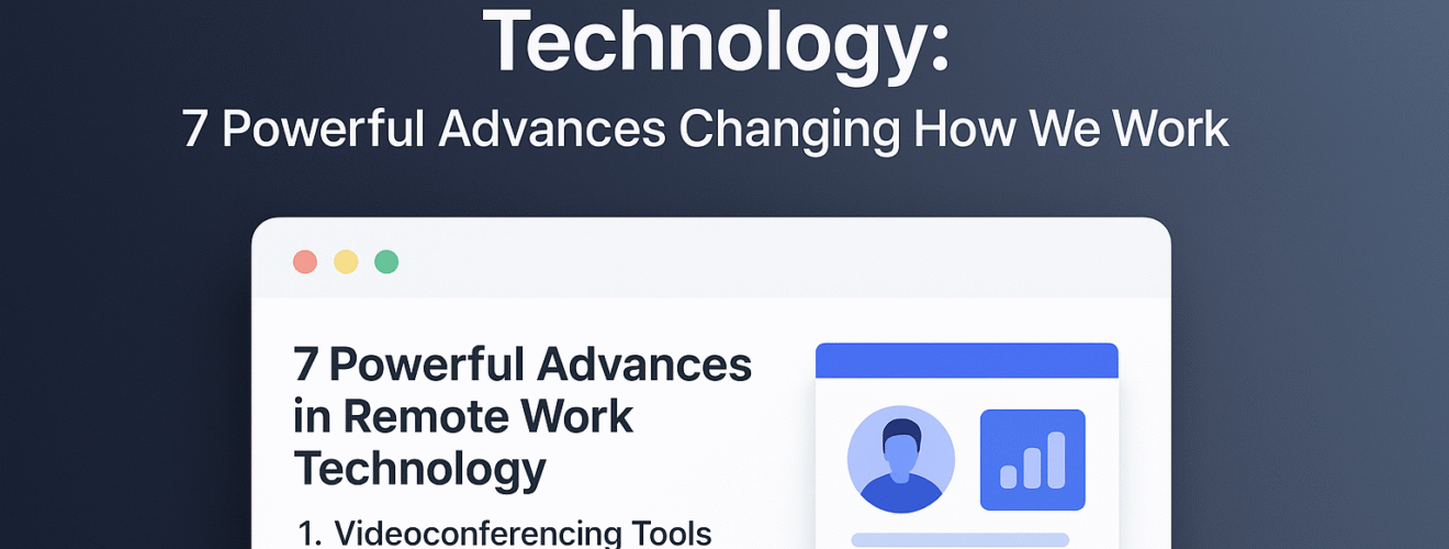 innovations in remote work technology
