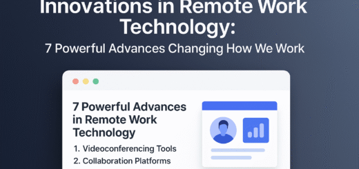 innovations in remote work technology