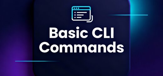 Basic CLI Commands project thumbnail design