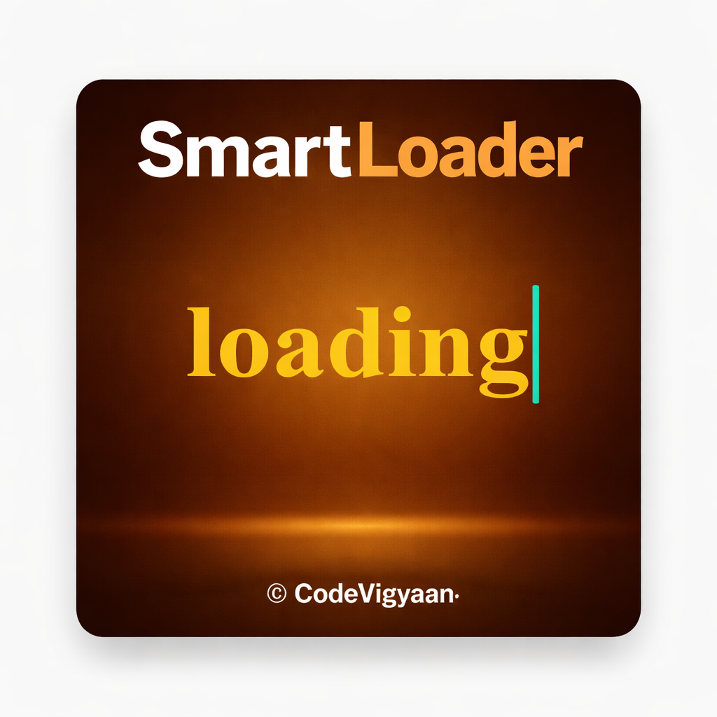 Smart loader