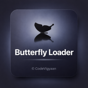 Butterfly loader