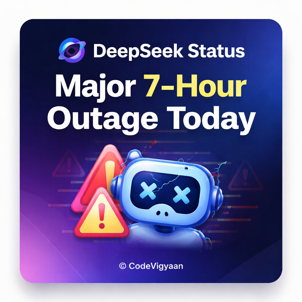 DeepSeek Status Major 7-Hour Outage Today