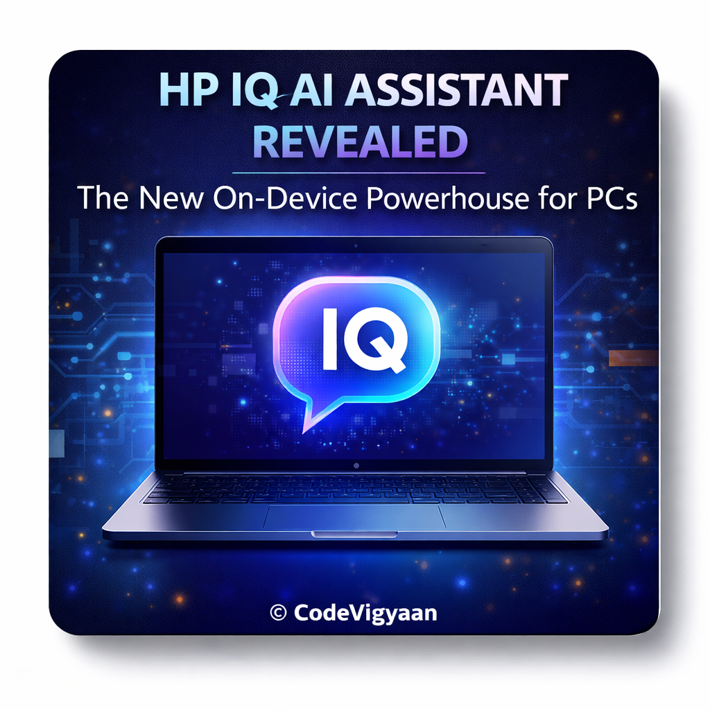 HP IQ AI Assistant Revealed The New On-Device Powerhouse for PCs