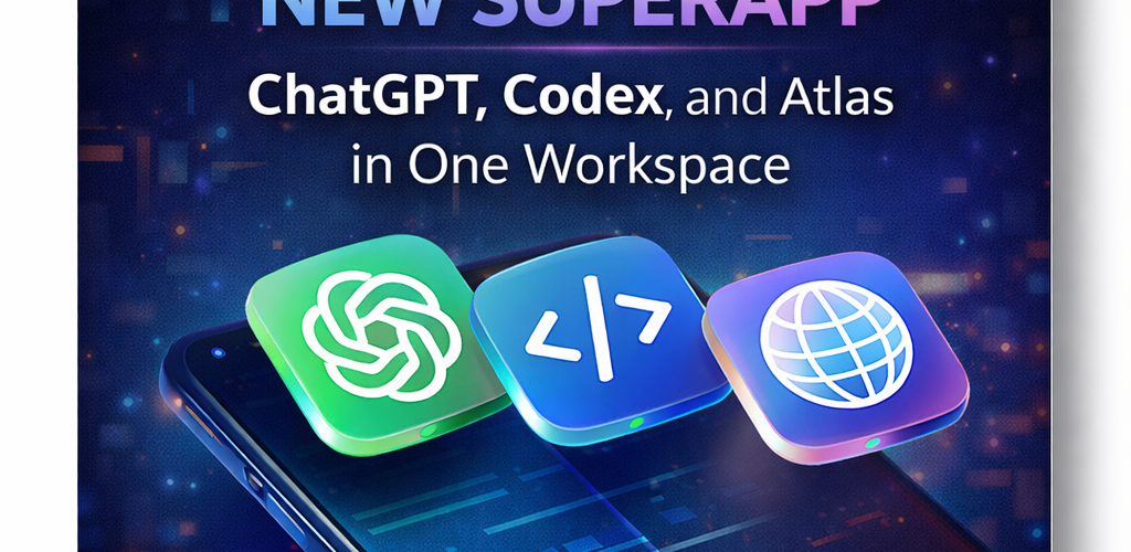 OpenAI’s New Superapp ChatGPT, Codex, and Atlas in One Workspace