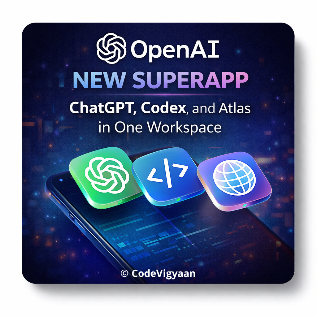 OpenAI’s New Superapp ChatGPT, Codex, and Atlas in One Workspace