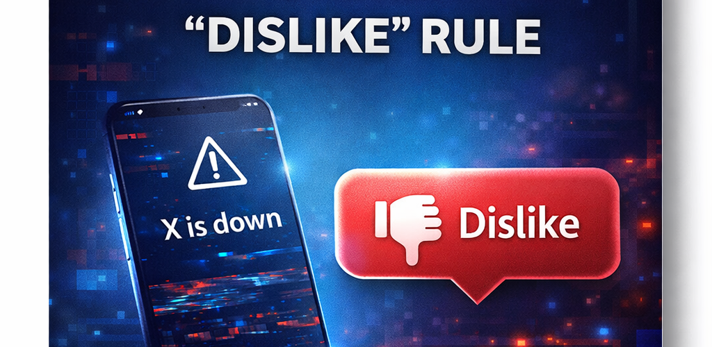 X (Twitter) Outage & The New Dislike Rule