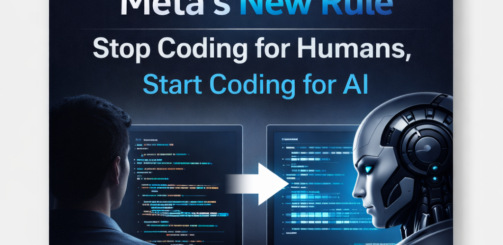 Meta’s New Rule Stop Coding for Humans, Start Coding for AI