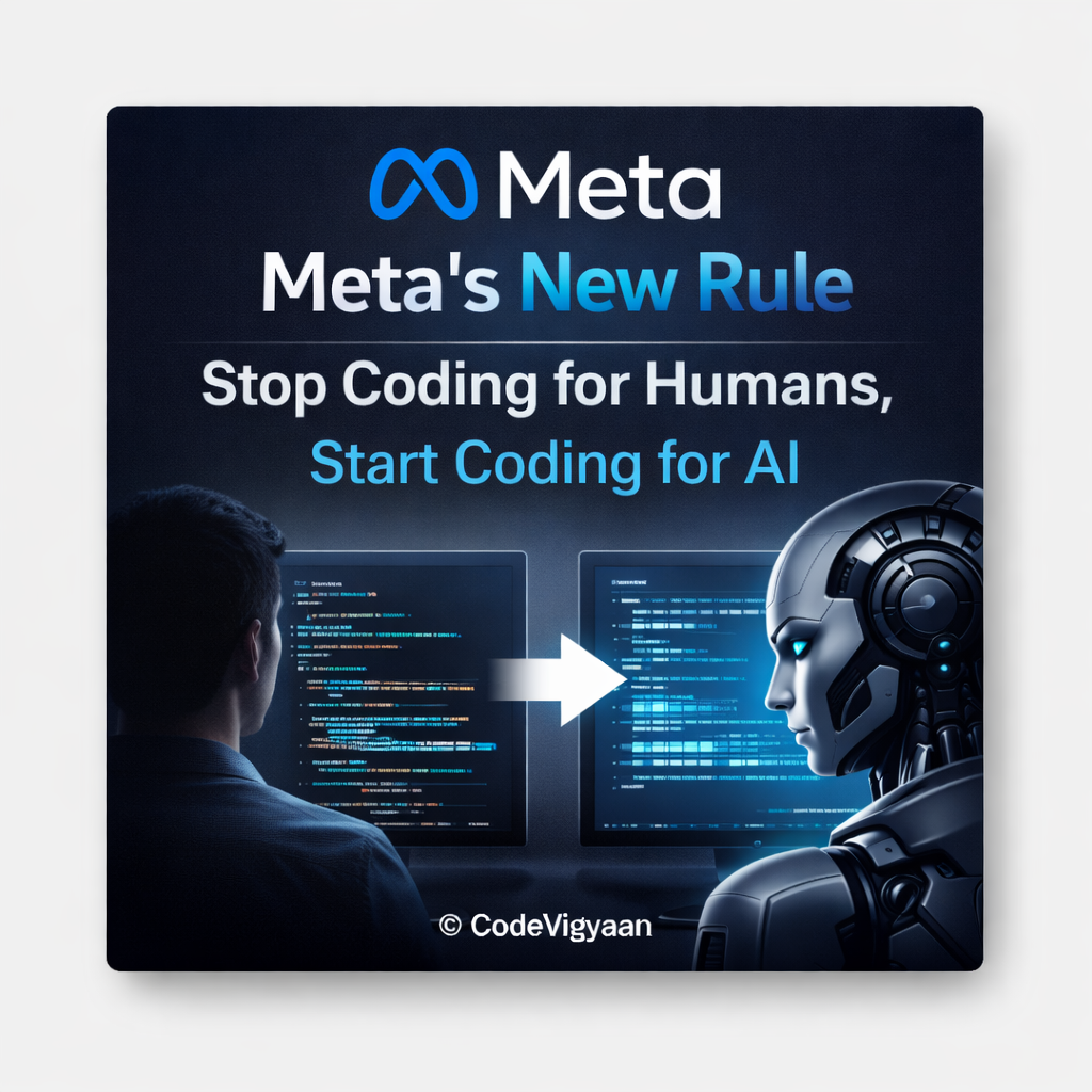 Meta’s New Rule Stop Coding for Humans, Start Coding for AI